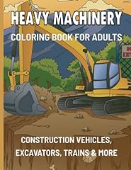Heavy machinery coloring for sale  Delivered anywhere in UK