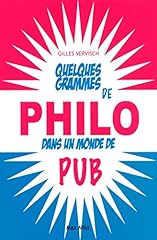 Grammes philo pub d'occasion  Livré partout en Belgiqu