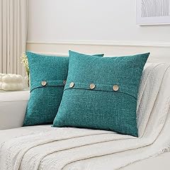 Ikuoic teal linen for sale  Delivered anywhere in USA 