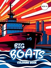 Big boats coloring for sale  Delivered anywhere in UK