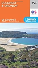 Colonsay oronsay map for sale  Delivered anywhere in UK