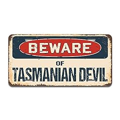 Signmission beware tasmanian for sale  Delivered anywhere in USA 