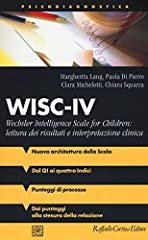 Wisc wechsler intelligence usato  Spedito ovunque in Italia 