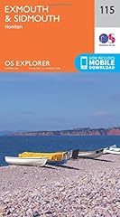 Exmouth sidmouth map for sale  Delivered anywhere in UK