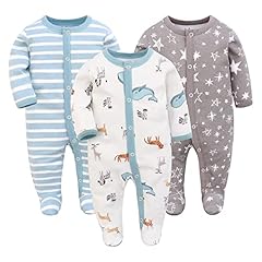 3pcs baby rompers d'occasion  Livré partout en France