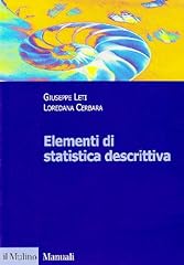 Elementi statistica descrittiv usato  Spedito ovunque in Italia 