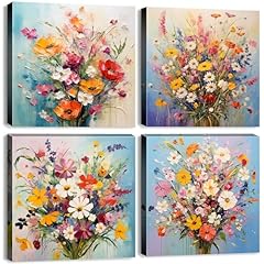 Colorful wildflower wall for sale  Delivered anywhere in USA 