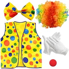 Clown lockenperücke regenboge gebraucht kaufen  Wird an jeden Ort in Deutschland