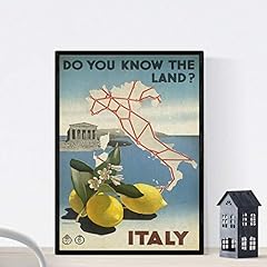 Nacnic vintage poster usato  Spedito ovunque in Italia 