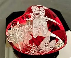 Red baccarat paperweight for sale  Delivered anywhere in USA 