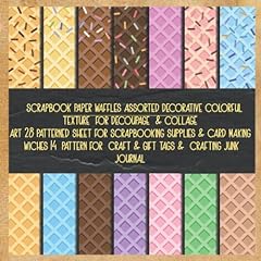 Scrapbook paper waffles for sale  Delivered anywhere in USA 