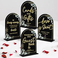 Piece acrylic wedding for sale  Delivered anywhere in USA 