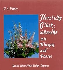 Herzliche glückwünsche blume gebraucht kaufen  Wird an jeden Ort in Deutschland