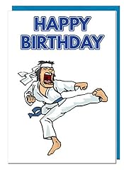 Birthday card karate for sale  Delivered anywhere in UK