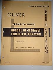 Oliver OC-9 Crawler Tractor Parts Catalog Book Manual for sale  Delivered anywhere in USA 