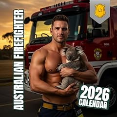 Australian firefighter calenda usato  Spedito ovunque in Italia 