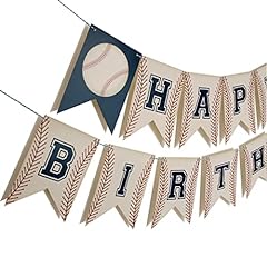 Baseball birthday banner for sale  Delivered anywhere in USA 