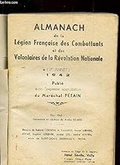 Almanach legion francaise d'occasion  Livré partout en France