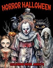 Horror halloween coloring for sale  Delivered anywhere in UK