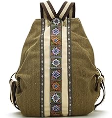 Women canvas backpack for sale  Delivered anywhere in UK