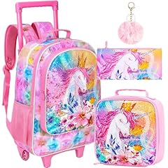 4pcs rolling backpack for sale  Delivered anywhere in USA 