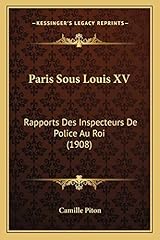 Paris louis rapports d'occasion  Livré partout en France