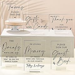 Pcs acrylic wedding for sale  Delivered anywhere in USA 