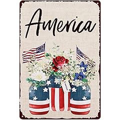 Whaline patriotic tin for sale  Delivered anywhere in USA 