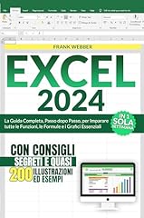 Excel 2024 guida usato  Spedito ovunque in Italia 