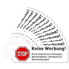 Werbung aufkleber briefkasten gebraucht kaufen  Wird an jeden Ort in Deutschland