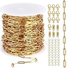 16.4ft paperclip chains for sale  Delivered anywhere in USA 