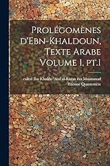 Prolégomènes ebn khaldoun for sale  Delivered anywhere in USA 