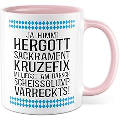 Bayrisch tasse spruch gebraucht kaufen  Wird an jeden Ort in Deutschland