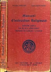 Manuel instruction religieuse d'occasion  Livré partout en France