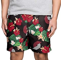 NBA Portland Trail Blazers Mens Team Logo Floral Hawaiian for sale  Delivered anywhere in USA 