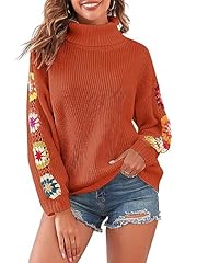 Zaful flower turtleneck for sale  Delivered anywhere in USA 