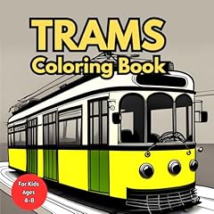 Trams coloring book for sale  Delivered anywhere in UK