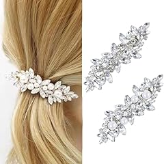 2pcs rhinestone hair for sale  Delivered anywhere in USA 