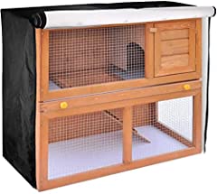 Rabbit Hutch Cover,48 Inch Double Hutches Cover,Windproof for sale  Delivered anywhere in UK