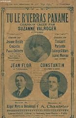 Verras paname chant. d'occasion  Livré partout en France