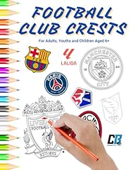 Football crests colouring for sale  Delivered anywhere in UK