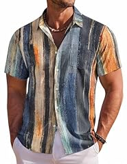Coofandy mens hawaiian for sale  Delivered anywhere in USA 