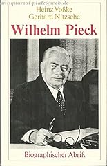 Wilhelm pieck biographischer gebraucht kaufen  Wird an jeden Ort in Deutschland