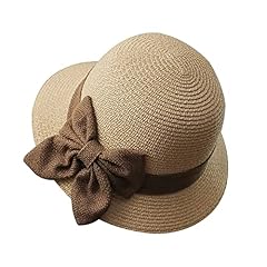 Jihuoo straw cloche for sale  Delivered anywhere in UK