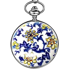 Zolohoni Pocket Watch Stainless Steel Mechanical Hand-Wind for sale  Delivered anywhere in USA 