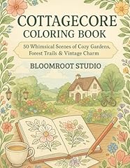 Cottagecore coloring book for sale  Delivered anywhere in USA 