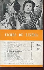 Fiches cinema 225 d'occasion  Livré partout en France