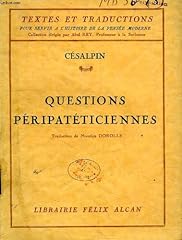 Questions peripateticiennes. d'occasion  Livré partout en France