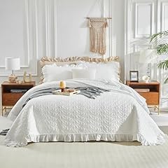 Ruffled quilt set for sale  Delivered anywhere in USA 