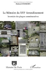 Mémoire xvie arrondissement d'occasion  Livré partout en Belgiqu